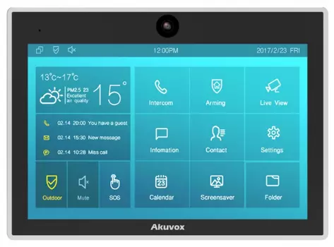 Мониторы видеодомофонов Akuvox