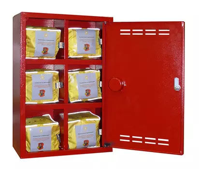 Шкафы для хранения СИЗ Пожтехника