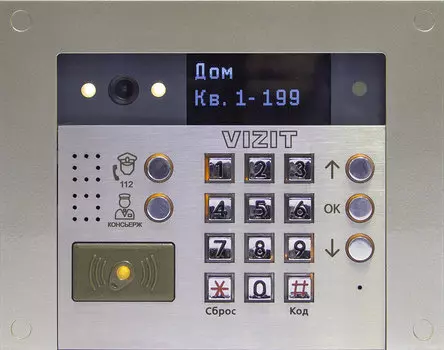 Видеопанели многоквартирные VIZIT