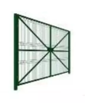 Ворота распашные и калитки ЮВЕНТА