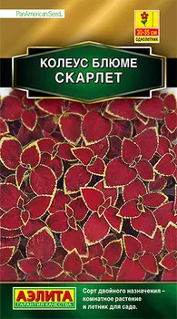 Семена Аэлита Колеус Блюме Скарлет, 5 шт.