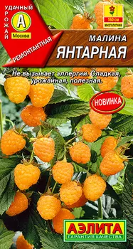 Семена Аэлита Малина Янтарная, 20 шт.