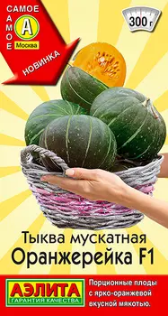 Семена Аэлита Тыква мускатная Оранжерейка F1, 5 шт. Самое самое