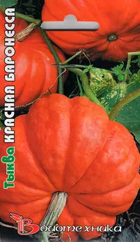 Семена Биотехника Тыква Красная Баронесса, 4 шт.