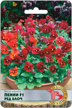 Семена Биотехника Виола корнута Пенни Ред Блоч F1, 20 шт.