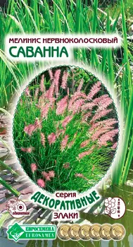 Семена ЕВРОСЕМЕНА Мелинис нервноколосковый Саванна, 5 шт. Декоративные Злаки