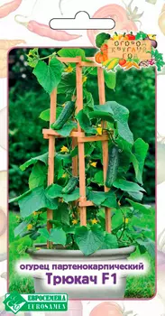Семена ЕВРОСЕМЕНА Огурец Трюкач F1, 5 шт. Огород круглый год
