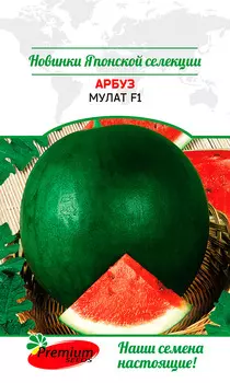 Семена Premium seeds Арбуз Мулат F1, 4 шт. Sakata