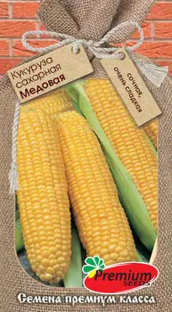 Семена Premium seeds Кукуруза сахарная Медовая, 5 г