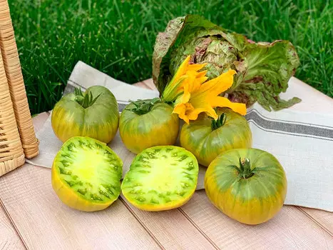 Семена Сады России Томат Фисташковый великан, 5 шт.