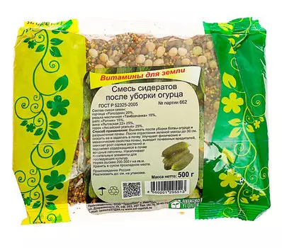 Семена Зеленый уголок Смесь сидератов После огурца, 500 г