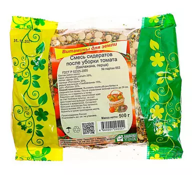 Семена Зеленый уголок Смесь сидератов После томата, баклажана, перца, 500 г