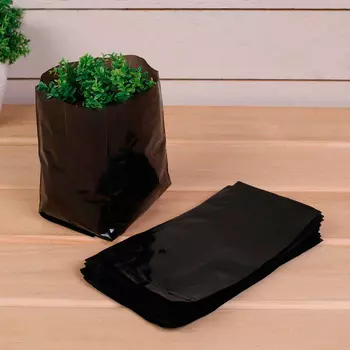 Уход за растениями Бриз Пакеты для рассады 1 л, 17х23 см с отверстием, пленка плотность 100 мкм, 20 шт.