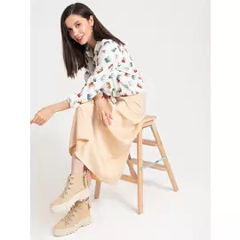 Атласная юбка (золото, S)