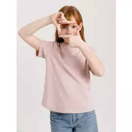 базовая футболка для девочек (розовый, 140/ 10-11 YEARS)