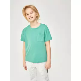 базовая футболка для мальчиков (зеленый, 128)
