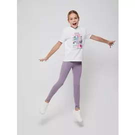 Базовые леггинсы для девочек (фиолетовый, 146/ 11-12 YEARS)