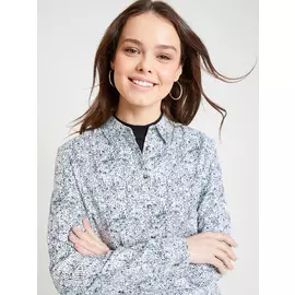 блузка из вискозы (серый, XL)