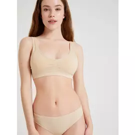 бюстгальтер (бежевый, XS/S)