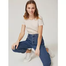 Джинсы Mom (синий, L)