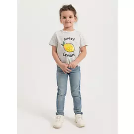 Джинсы скинни для девочек (синий, 104/ 4-5 YEARS)