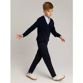 кардиган для мальчиков (синий, 140/ 10-11 YEARS)