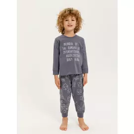 комплект пижамный для мальчиков (серый, 104-110 (4-5 YEARS))