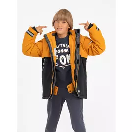 куртка для мальчиков (оранжевый, 152/ 12-13 YEARS)