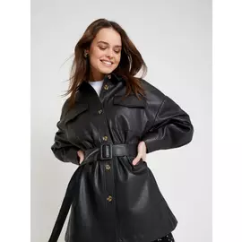 куртка из экокожи (черный, M)