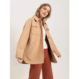 куртка-рубашка (бежевый, M)