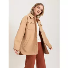 куртка-рубашка (бежевый, S)