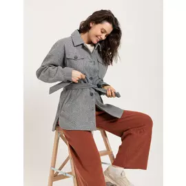 куртка-рубашка (серый, M)