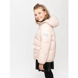 Куртка с капюшоном для девочек (розовый, 134/ 9-10 YEARS)