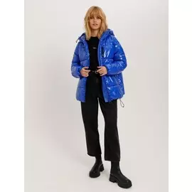 Лакированная куртка (синий, L)