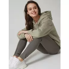 леггинсы трикотажные (бежевый, M)