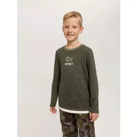 Лонгслив с принтом для мальчиков (принт, 134 /9-10 YEARS)