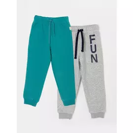 набор брюк для мальчиков (2 шт.) (принт, 116/ 6-7 YEARS)