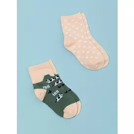 набор носков для девочек (принт, 14-16)