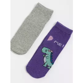 набор носков для девочек (принт, 16-18)