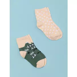 набор носков для девочек (принт, 18-20)