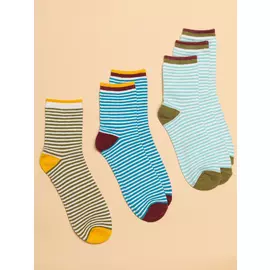 Набор носков для мальчиков (принт, 22-23)