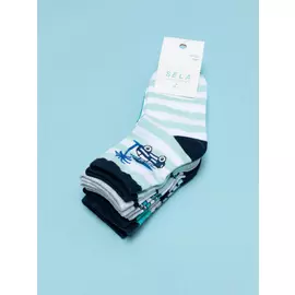 набор носков для мальчиков (принт, 22-23)