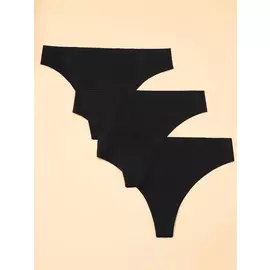 набор трусов для женщин (черный, XS)
