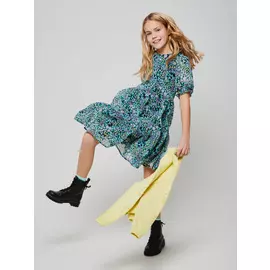 платье для девочек (принт, 122/ 7-8 YEARS)