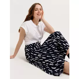 плиссированная юбка (зеленый, S)