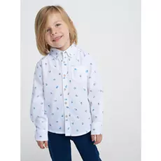 Рубашка для мальчика (белый, 4)