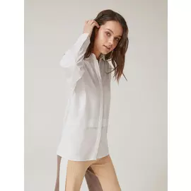 рубашка из хлопка (белый, XL)