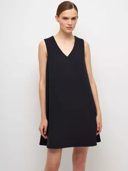 Сарафан мини (черный, S)