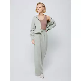 Широкие брюки (зеленый, L)