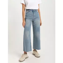 Широкие джинсы (синий, L)